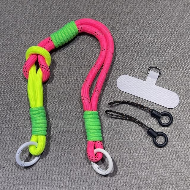 with and Phone Pad Strap Lanyard Two-Tone FashionChic