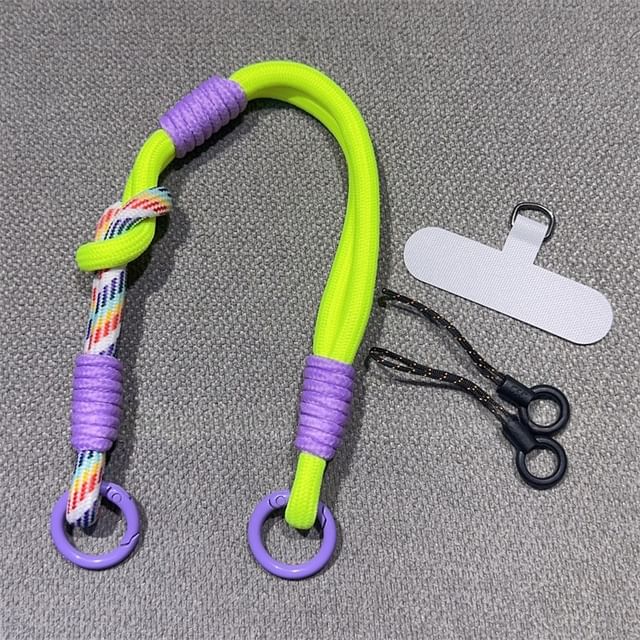 with and Phone Pad Strap Lanyard Two-Tone FashionChic