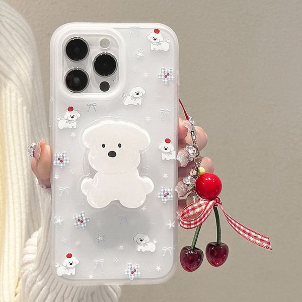 Dog Cartoon Print Phone Case FashionChic