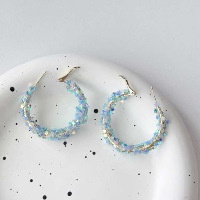 Butterfly Alloy Hoop Earring FashionChic