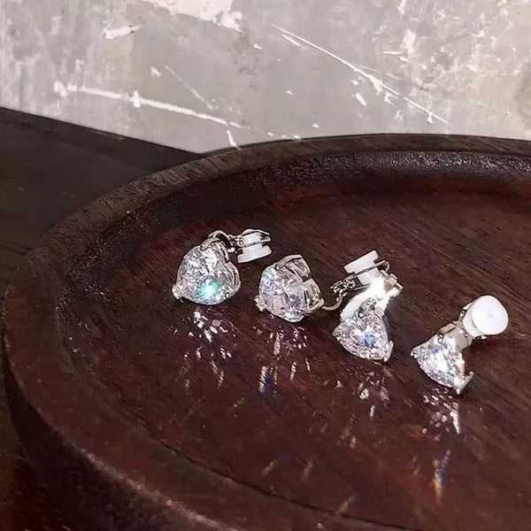 Alloy Ear Set Cuff of Heart 4: Rhinestone FashionChic