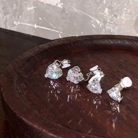 Alloy Ear Set Cuff of Heart 4: Rhinestone FashionChic