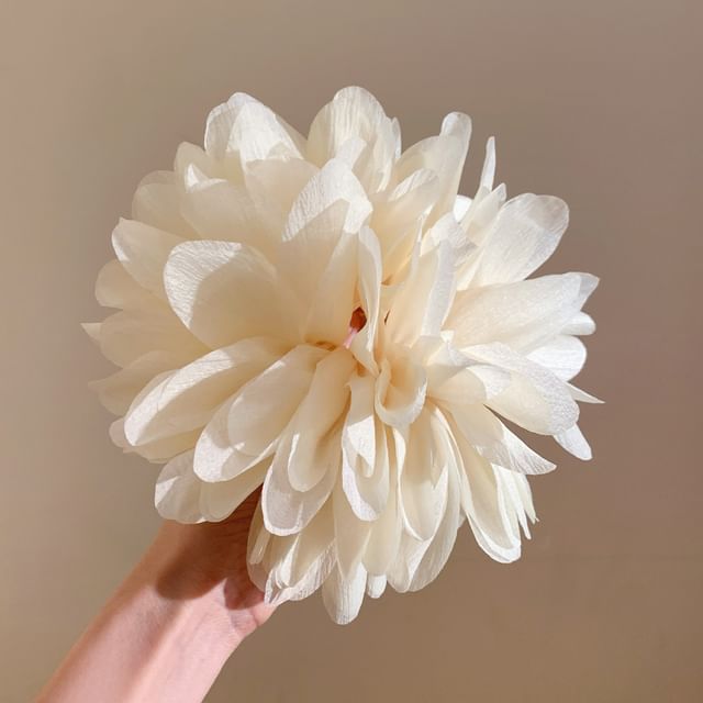 Flower Scrunchie Mesh FashionChic