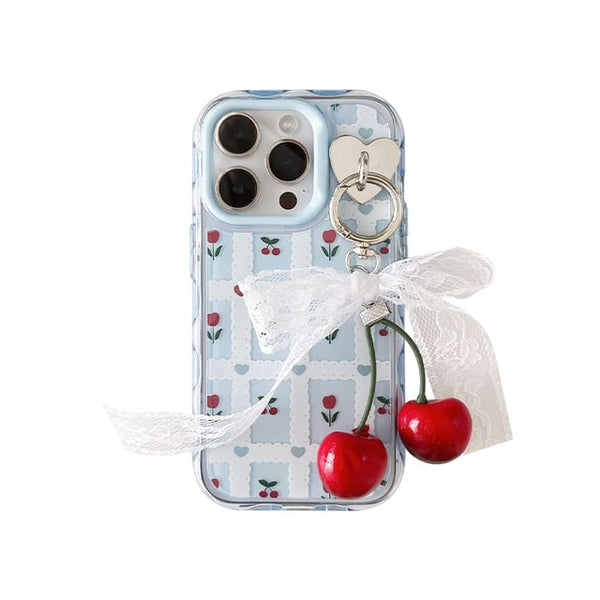 Set iPhone Case Charm / Floral Print FashionChic