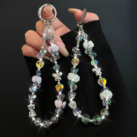 Phone Flower with Pad Lanyard FashionChic