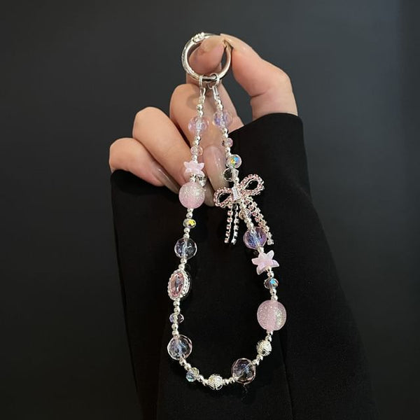 with Pad Phone Bead Lanyard FashionChic