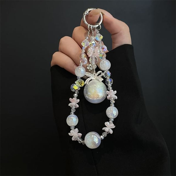 Pearl Pad with Lanyard Phone Faux FashionChic