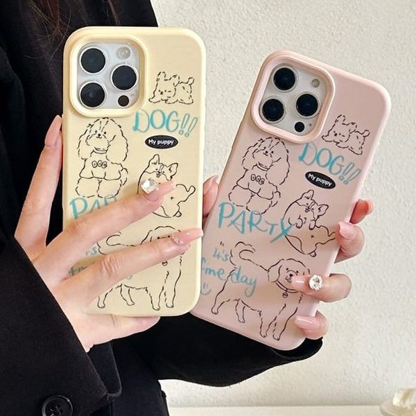 Phone Dog Print Case FashionChic