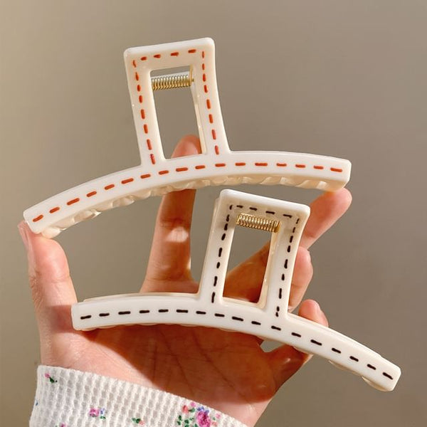 Hair Claw Stitching FashionChic