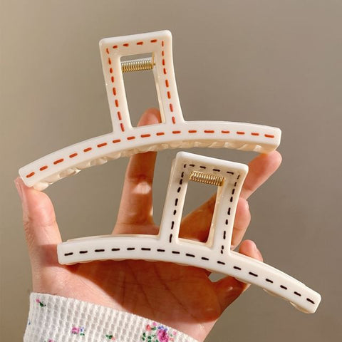 Hair Claw Stitching FashionChic