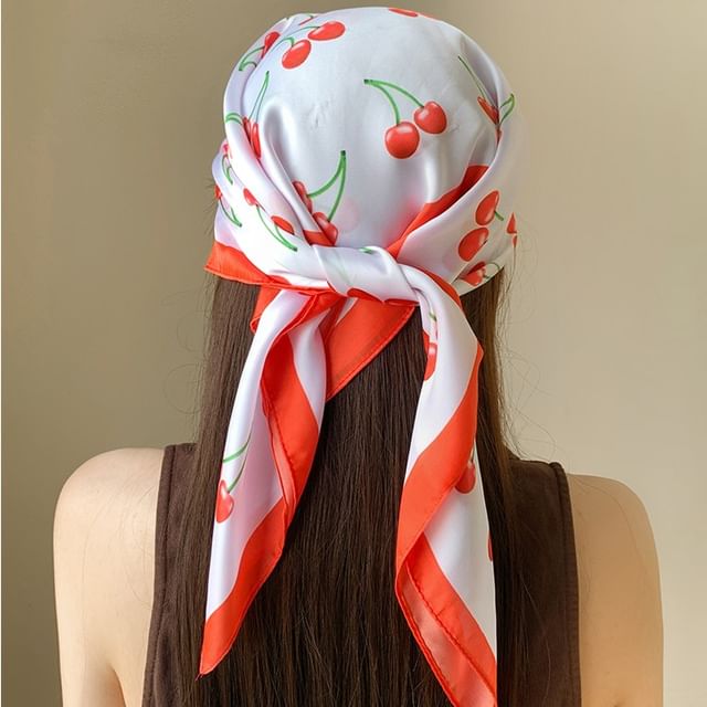 Head Print Band Cherry FashionChic