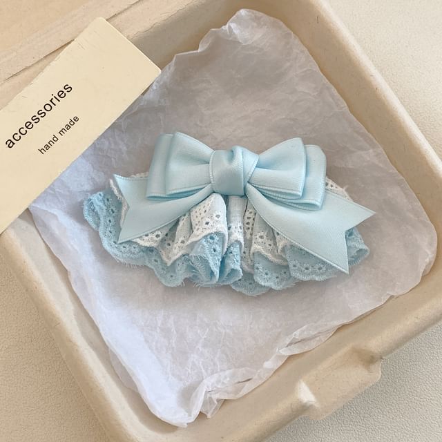 Clip / Lace Bow Hair Set FashionChic