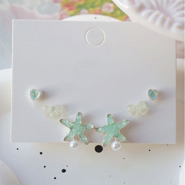 Stud Earring Set Starfish FashionChic