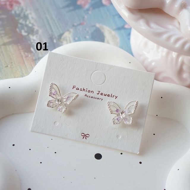 / Earring Dangle Clip Butterfly On FashionChic