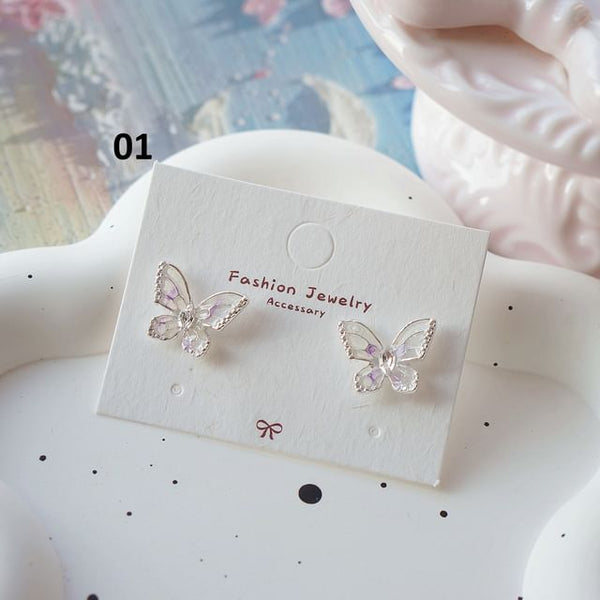 / Earring Dangle Clip Butterfly On FashionChic