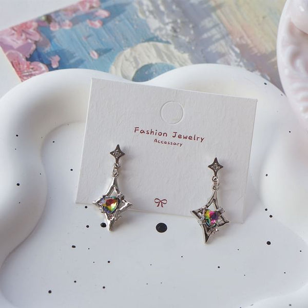 On Gemstone / Dangle Clip Earring FashionChic