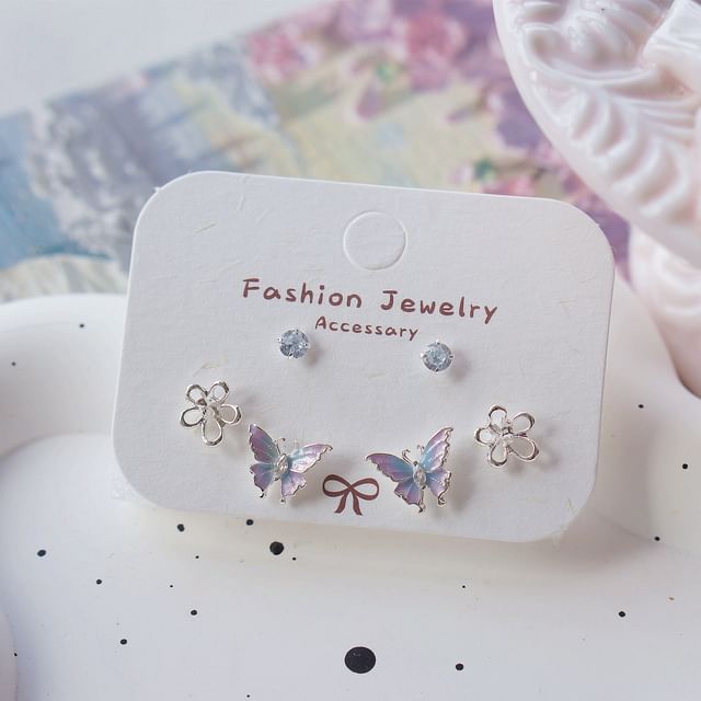Earring Butterfly Stud FashionChic