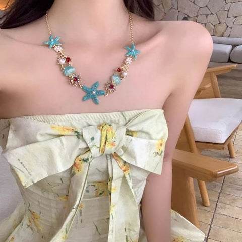 Starfish Necklace FashionChic