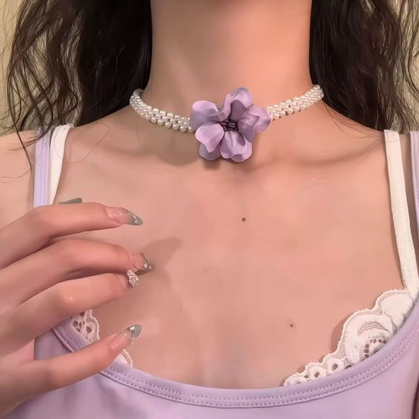 Choker Beaded Floral FashionChic