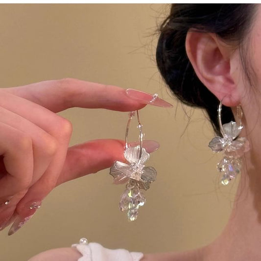 Floral Earring Hoop FashionChic