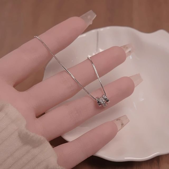 Hoop CZ Necklace FashionChic