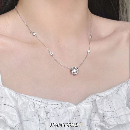 Twisted CZ Necklace FashionChic