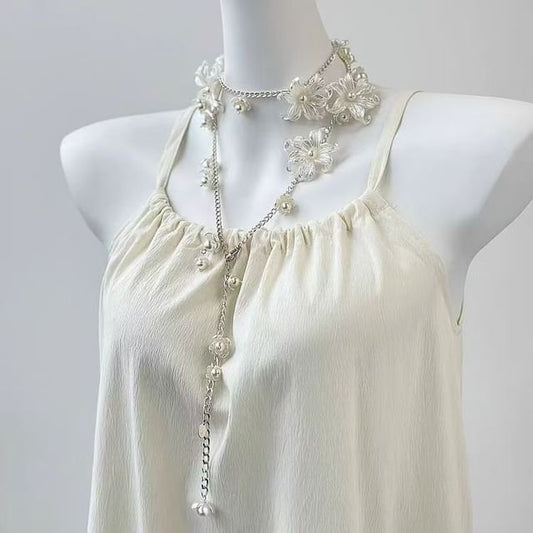 Necklace Layered Floral FashionChic