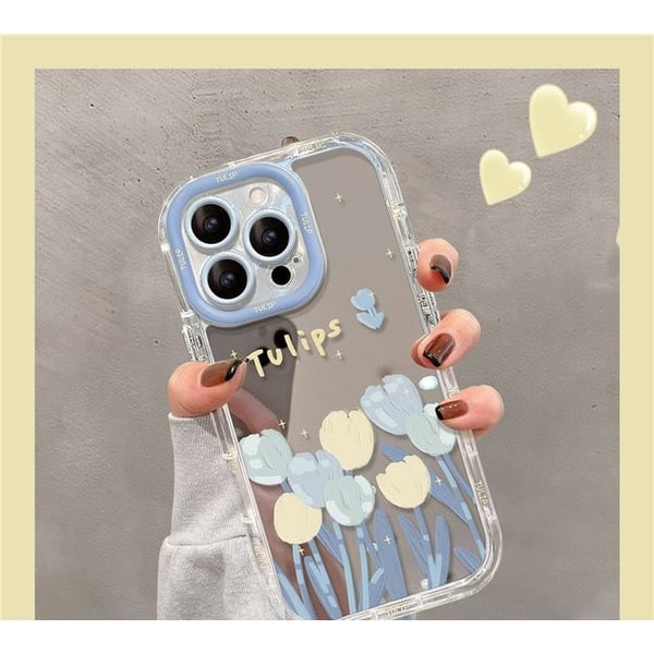 Mirrored Case Tulip Phone FashionChic