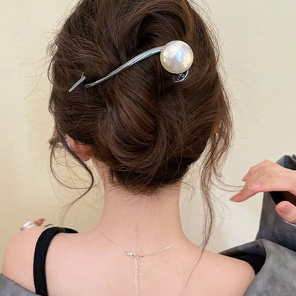 Faux Hair Pearl Clip FashionChic