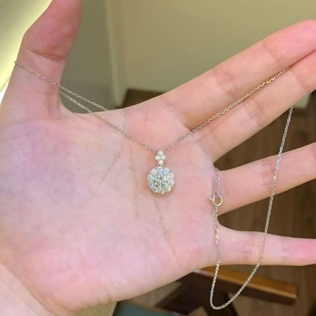 Necklace Pendant Rhinestone FashionChic