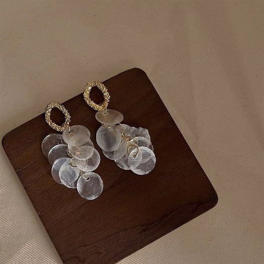 Fringed Drop Shell Earring FashionChic