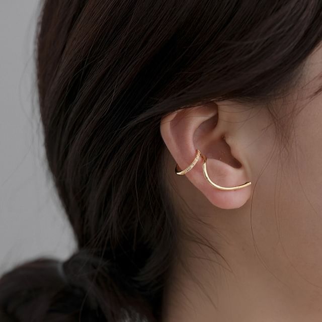 Rhinestone Ear Cuff FashionChic