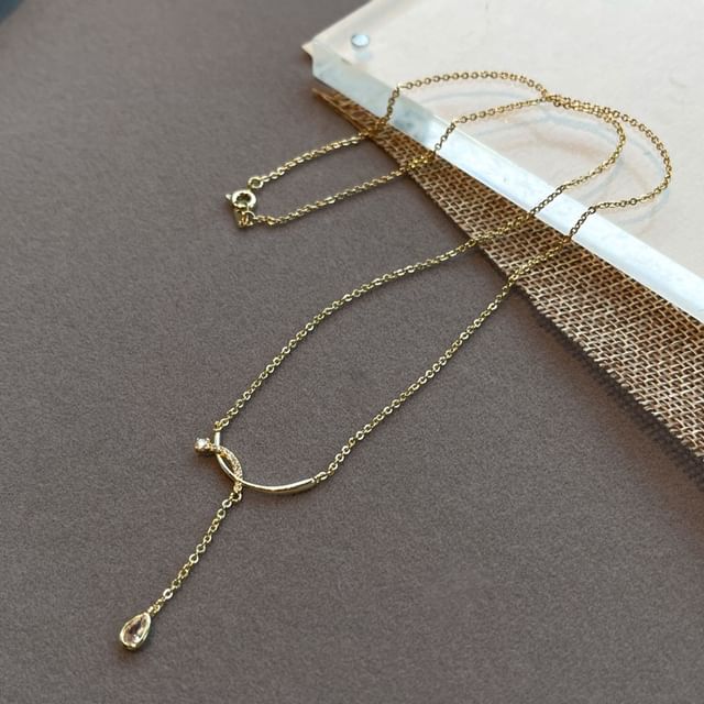 Rhinestone Necklace Pendant FashionChic