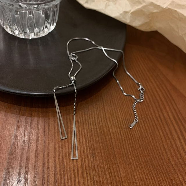 Pendant Triangle Necklace FashionChic