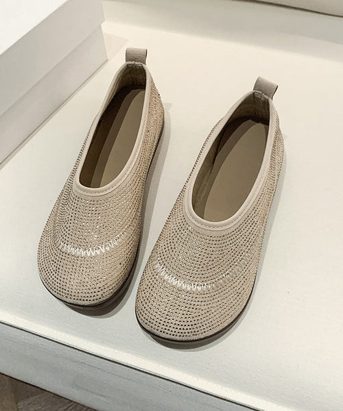 Mesh Loafers Splicing Comfy Yellow Penny Breathable FashionChic