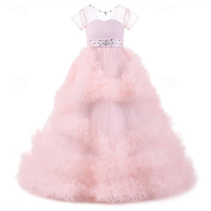 Girl Flower Dress Kid's Girls' Princess FashionChic