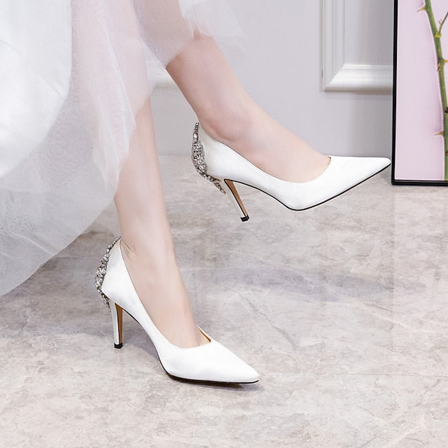 Bridal Dress Pumps Wedding Women's Office Shoes Bridesmaid FashionChic