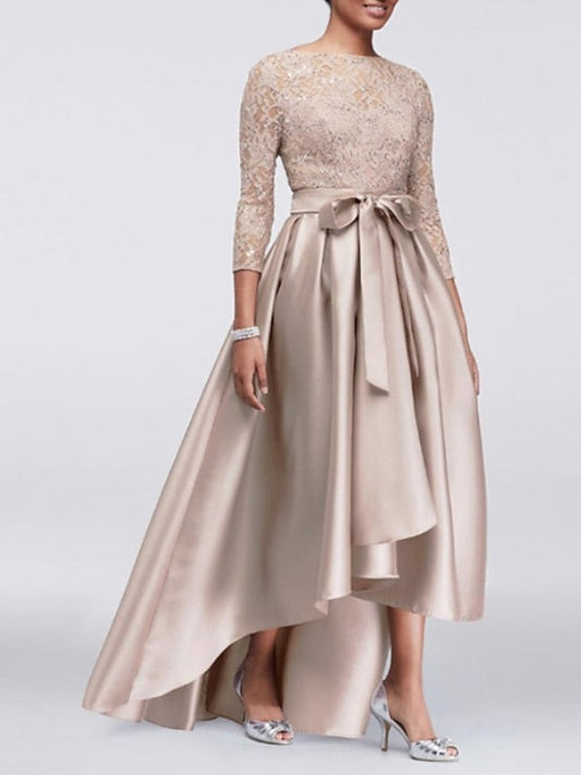 Mother Elegant Size the of Bride Plus Wedding Dress A-Line Guest FashionChic