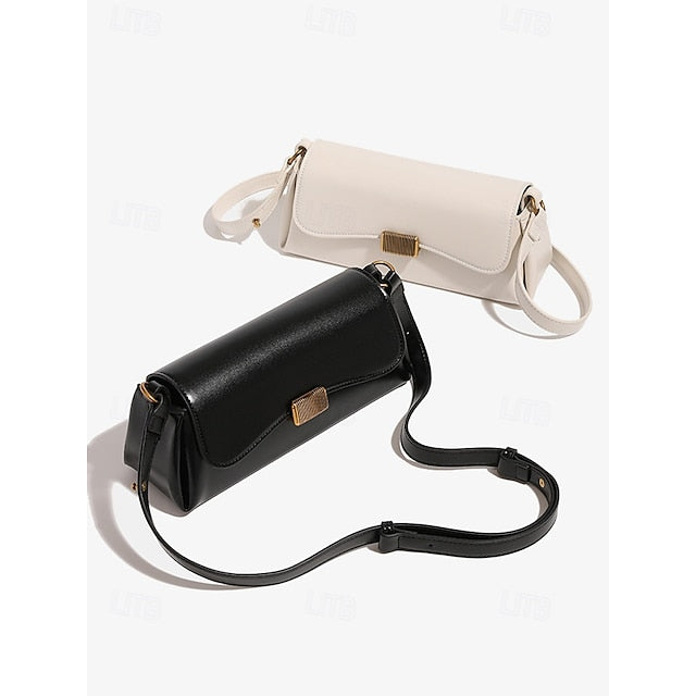 Daily Shopping Office Leather Tote Women's Baguette Bag PU FashionChic