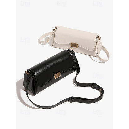 Daily Shopping Office Leather Tote Women's Baguette Bag PU FashionChic