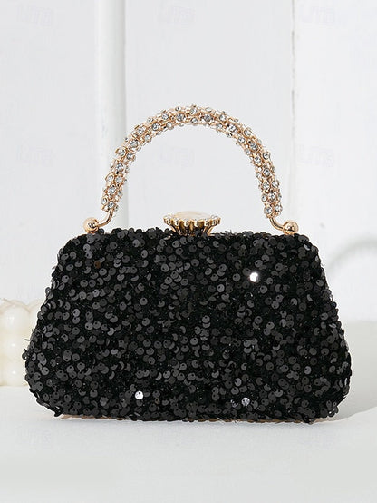 Vintage Bag Embellished Women's Sequin Evening – Clutch FashionChic