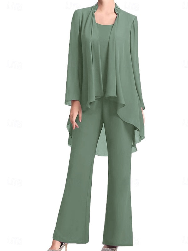 Elegant Simple Guest Bride Mother Dress the Pantsuit Wedding of FashionChic