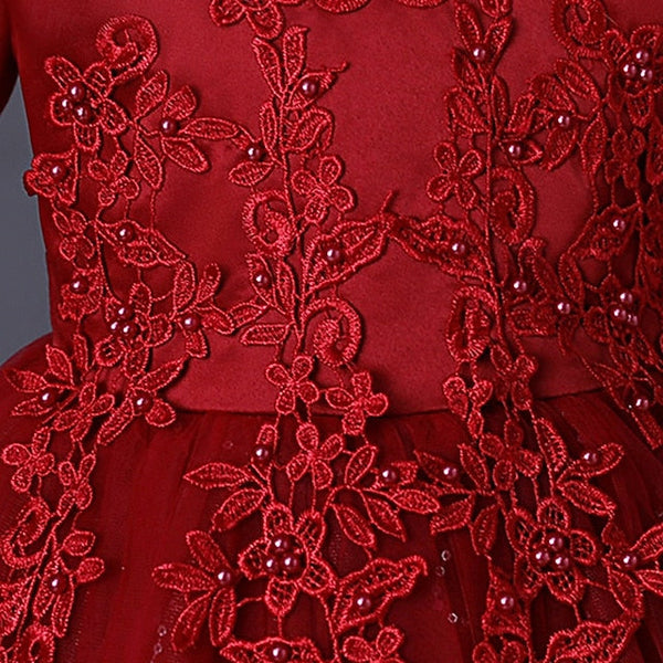 Dress Girls' Girl Princess Flower Kid's FashionChic