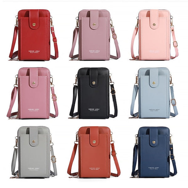Mobile Phone PU Women's Bag Shoulder Crossbody FashionChic