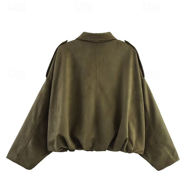 Warm Comfortable Pocket Jacket Women's Zipper Casual FashionChic