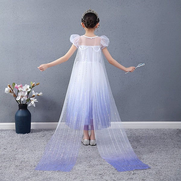Elsa Princess Cosplay Flower Girl Dress Movie Girls' FashionChic