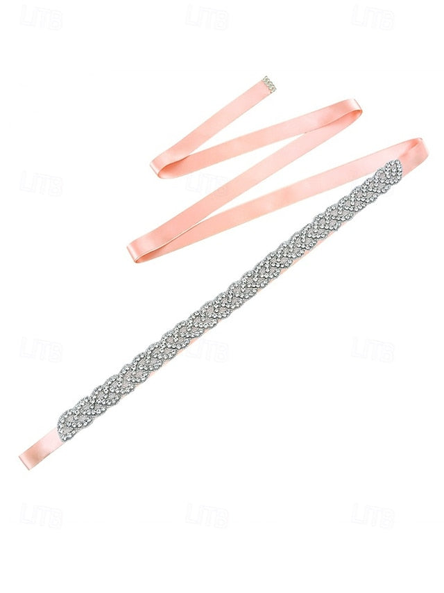 Wedding Waistband Crystal Rhinestone Bridal – Dress Elegant FashionChic