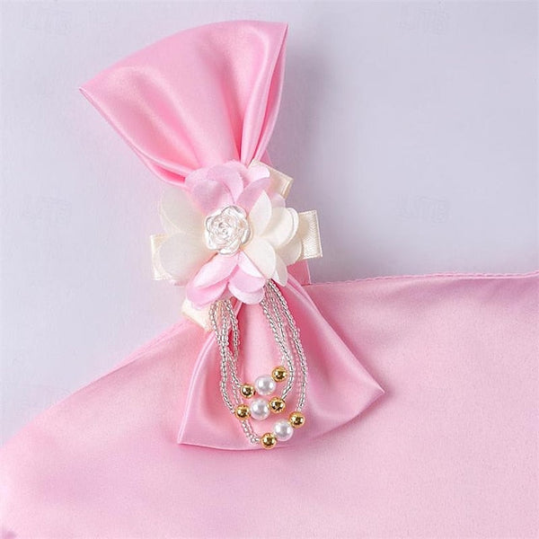 3D Sleeveless Flower Dress Party Girls' Easter Summer FashionChic