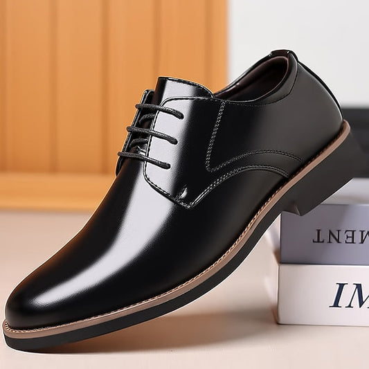 Men's Leather Shoes Oxfords Formal Derby FashionChic