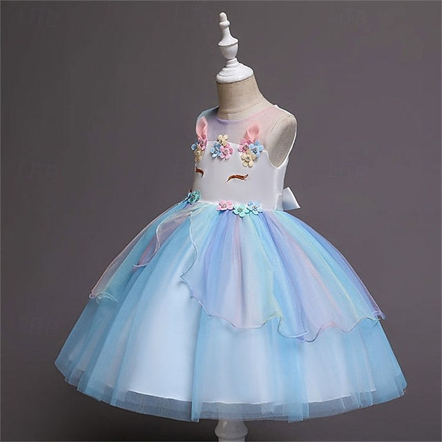 Girls' Girl Flower Princess Kid's Dress FashionChic
